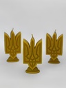 Свічка "Тризуб" висота 10 см, ширина 5,5 см