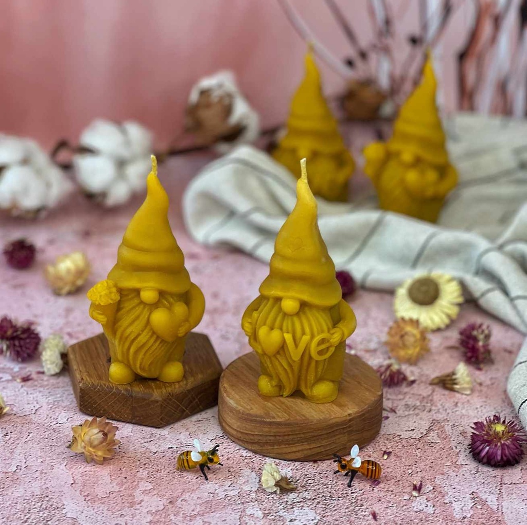 Свічки "Гноми Валентинки"