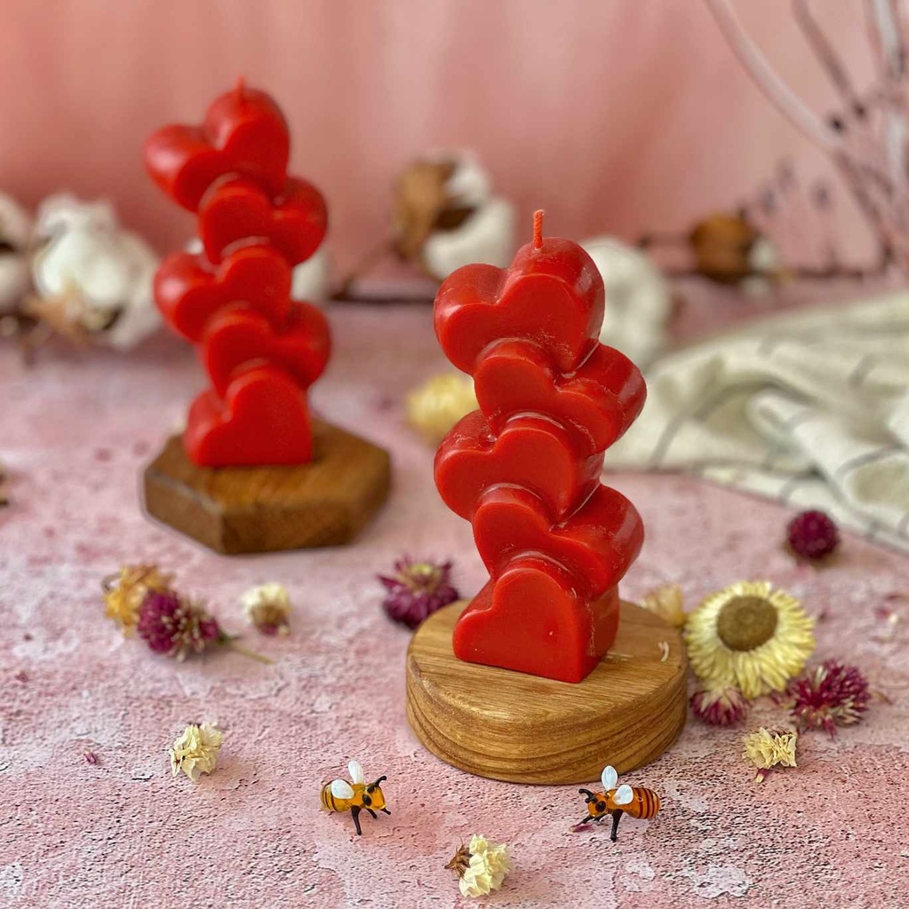 Свічки "5 сердець велика"