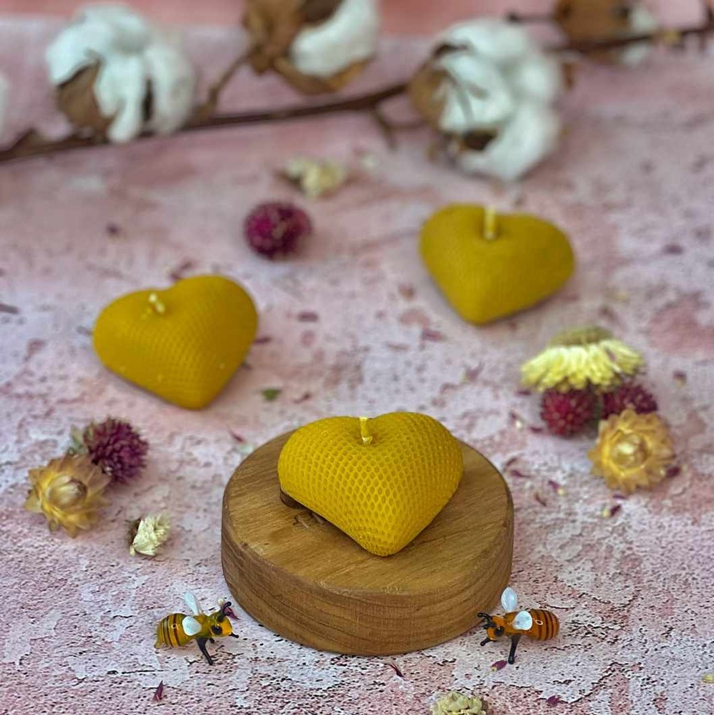 Свічка "Серце з візерунком мале"