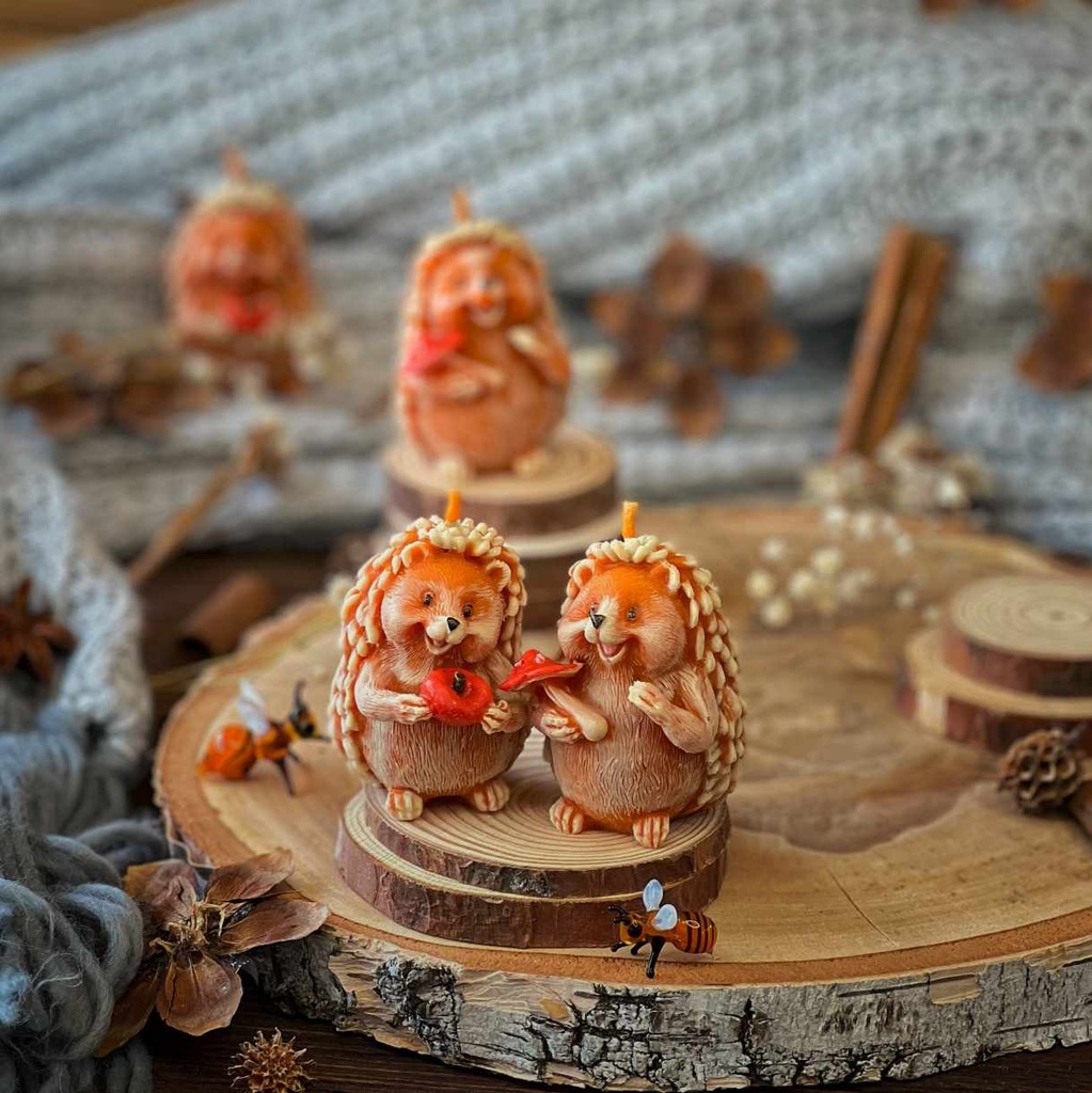 Свічки "Їжачки" в подарунковому пакуванні