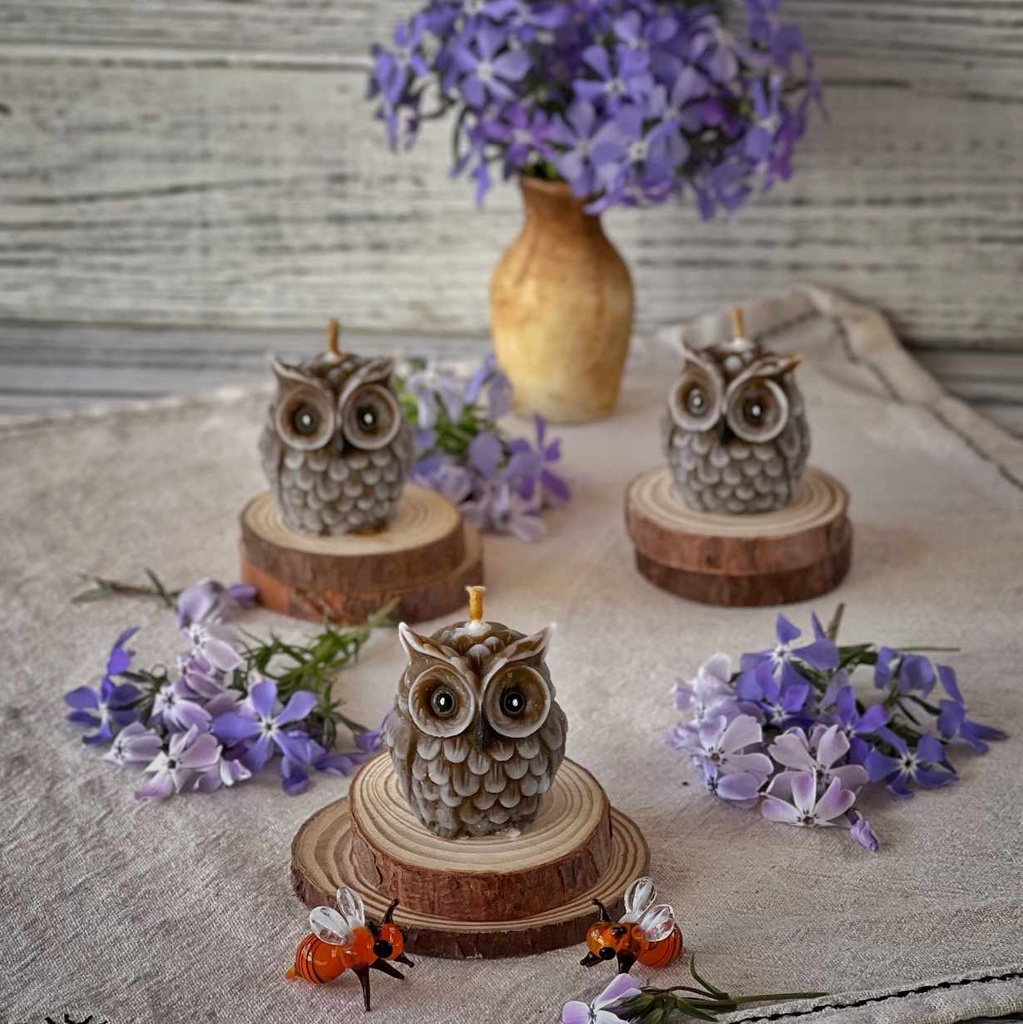 Свічка "Сова"