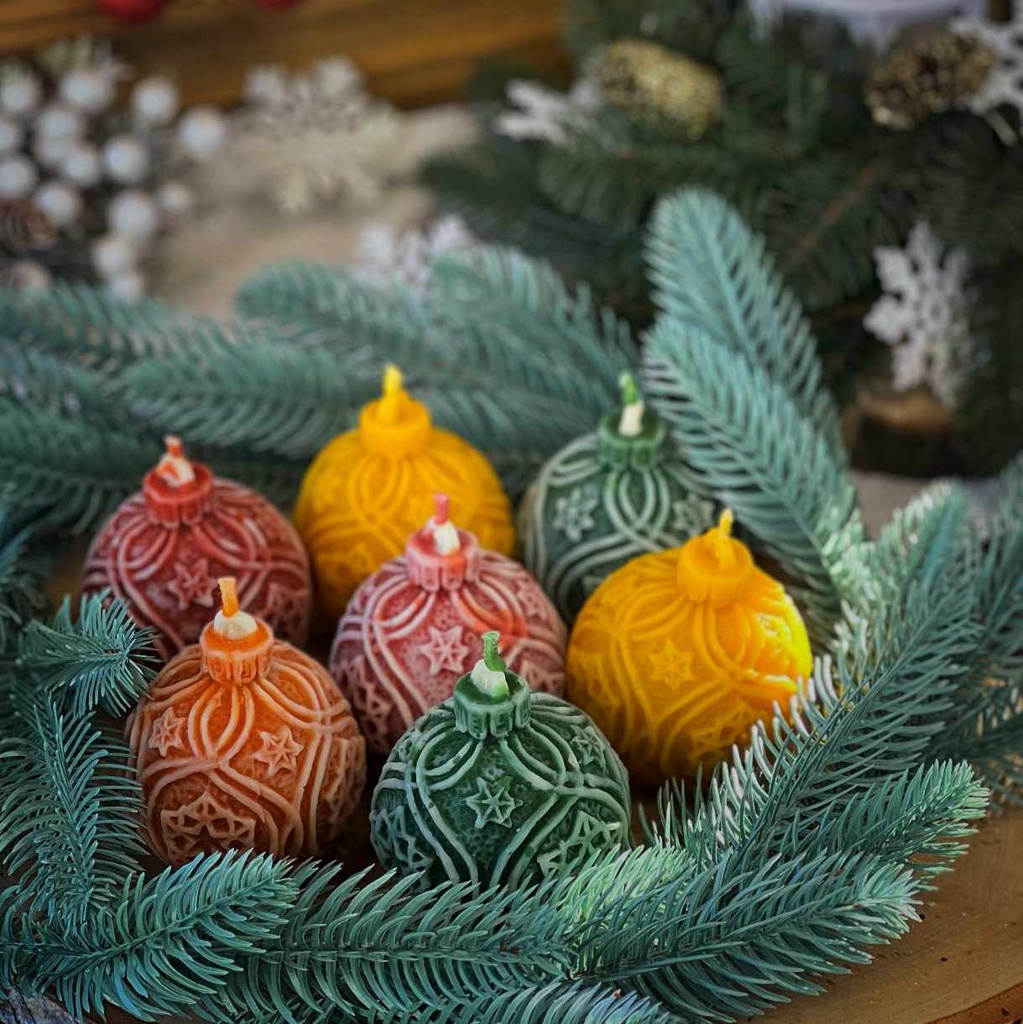 Свічка "Новорічна куля"