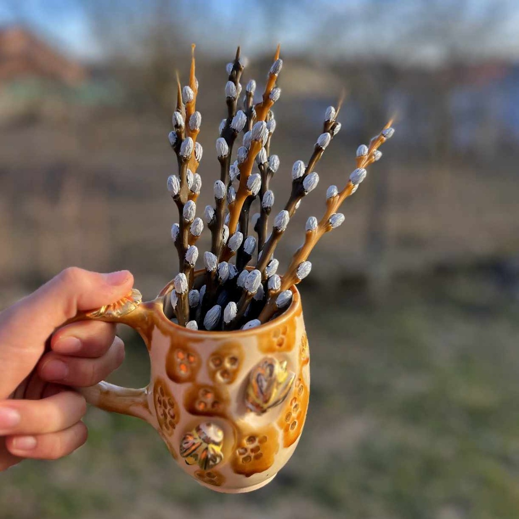 Свічка "Верба S дотик весни"