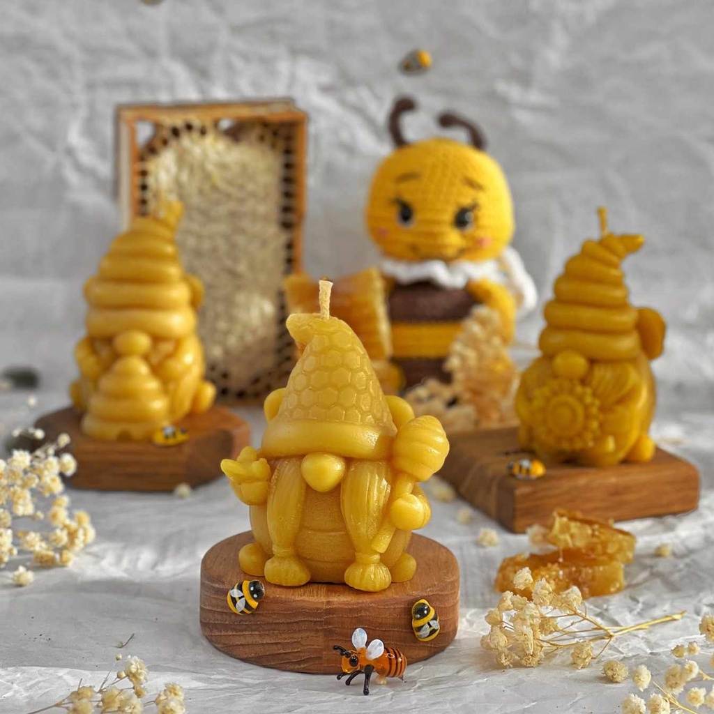 Свічка "Гном з ложкою"