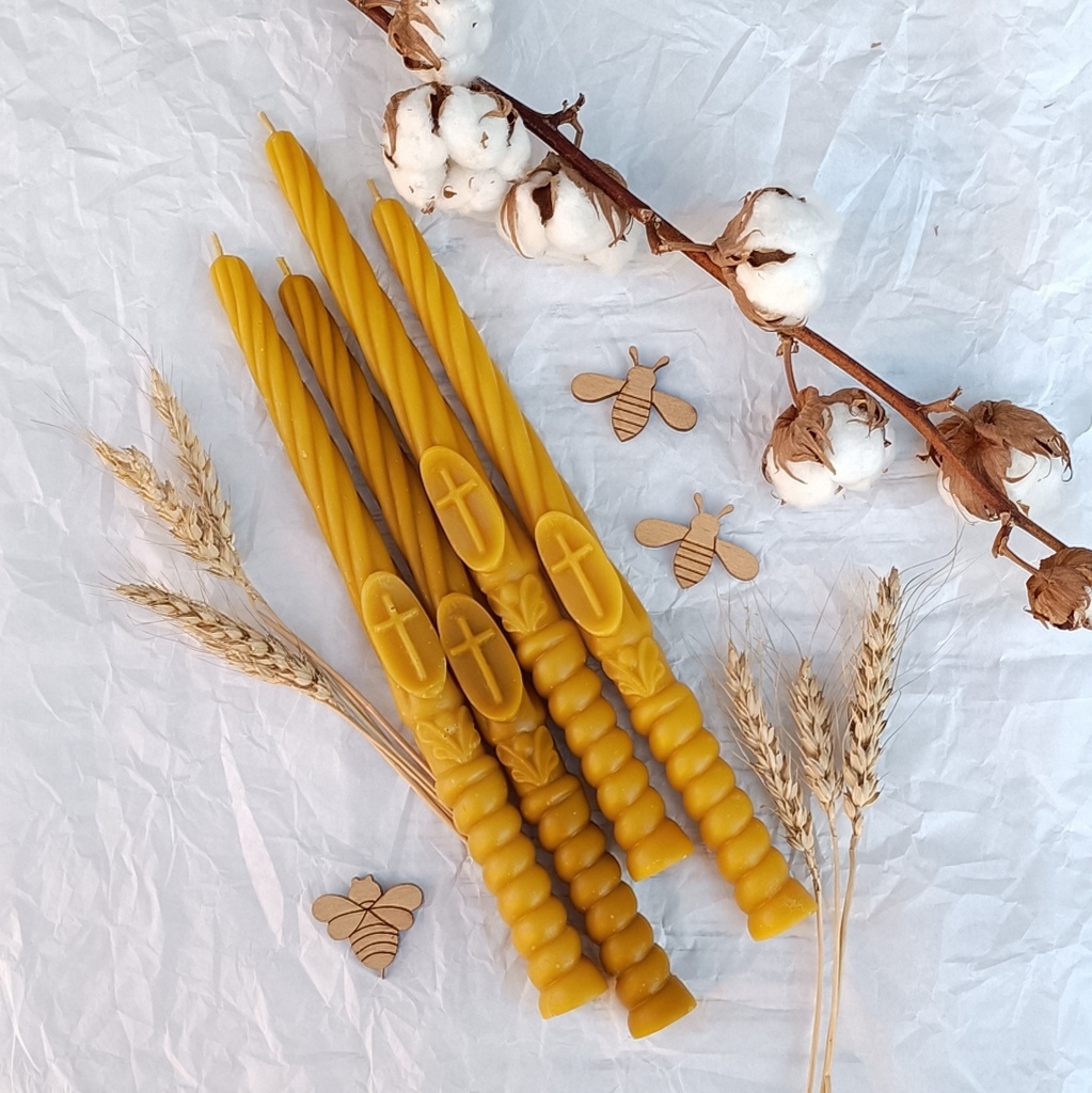 Свічка "Вита з хрестом"