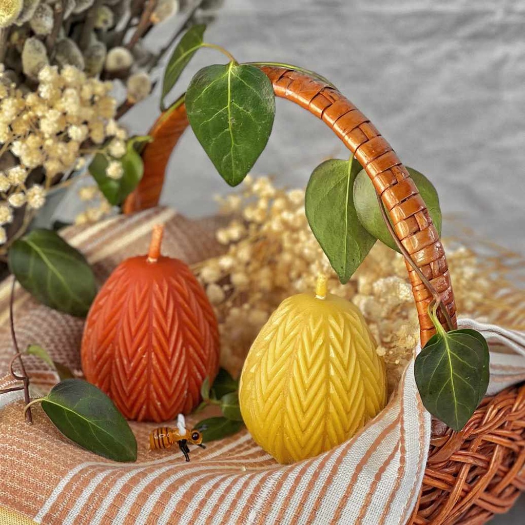 Свічка "Яйце ялинка"