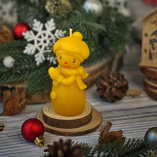 Свічка "Сніговик"