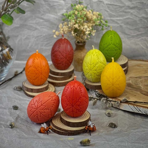 Свічка "Яйце духм'яна ружа"