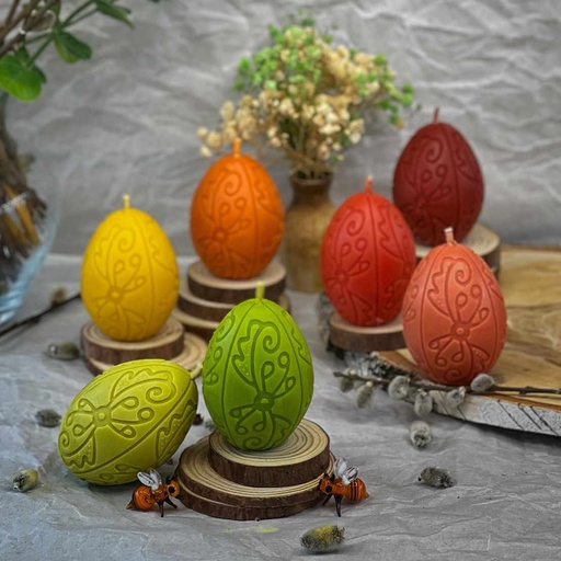 Свічка "Яйце квітковий розмай"