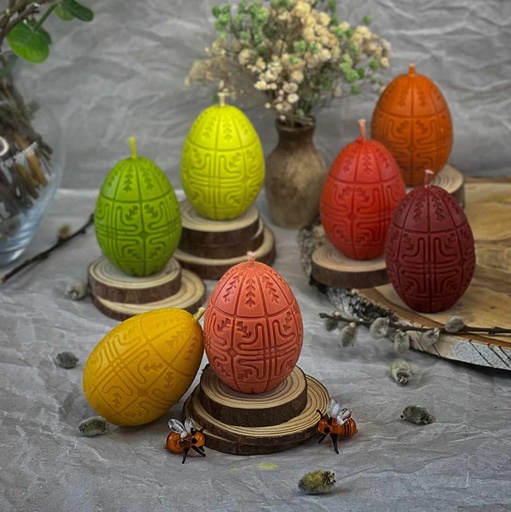 Свічка "Яйце неосяжна нескінченність"