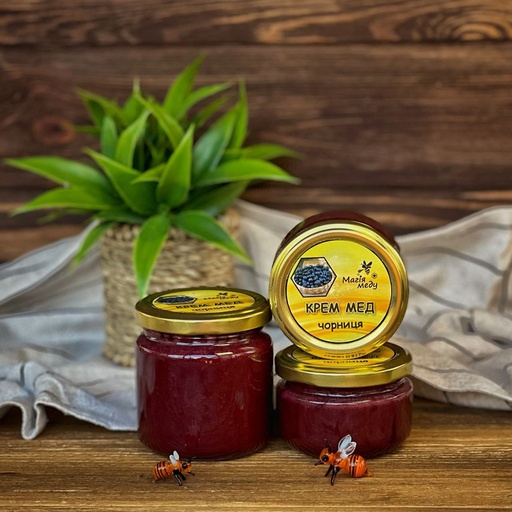 Крем-мед чорниця