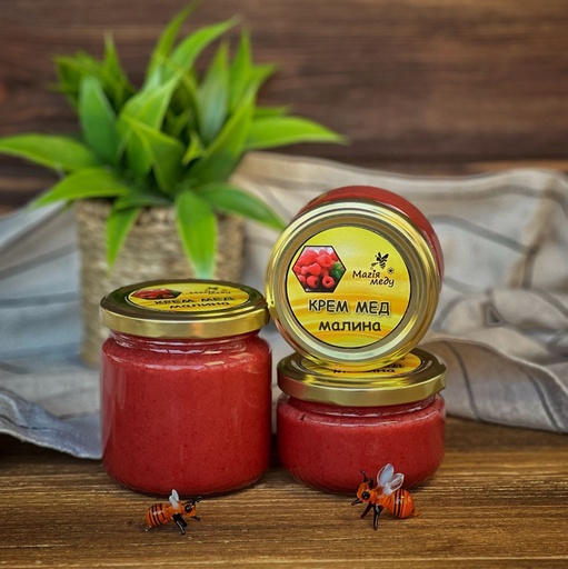 Крем-мед малина