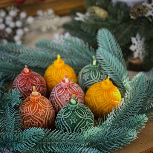 Свічка "Новорічна куля"